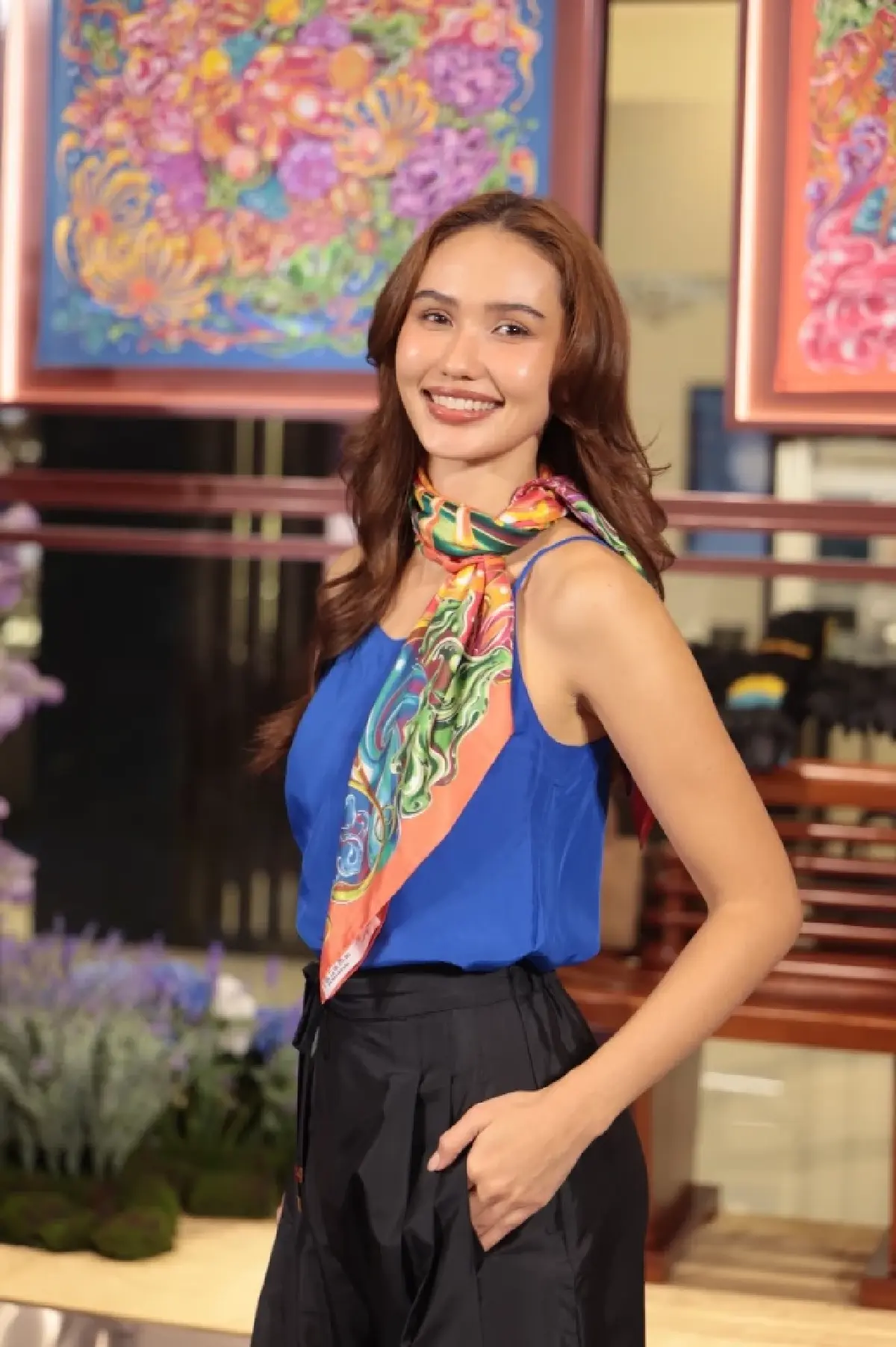 Lili Tae ศิลปิน Digital Art ฝากผลงานศิลปะบนผ้าไหม จิม ทอมป์สัน