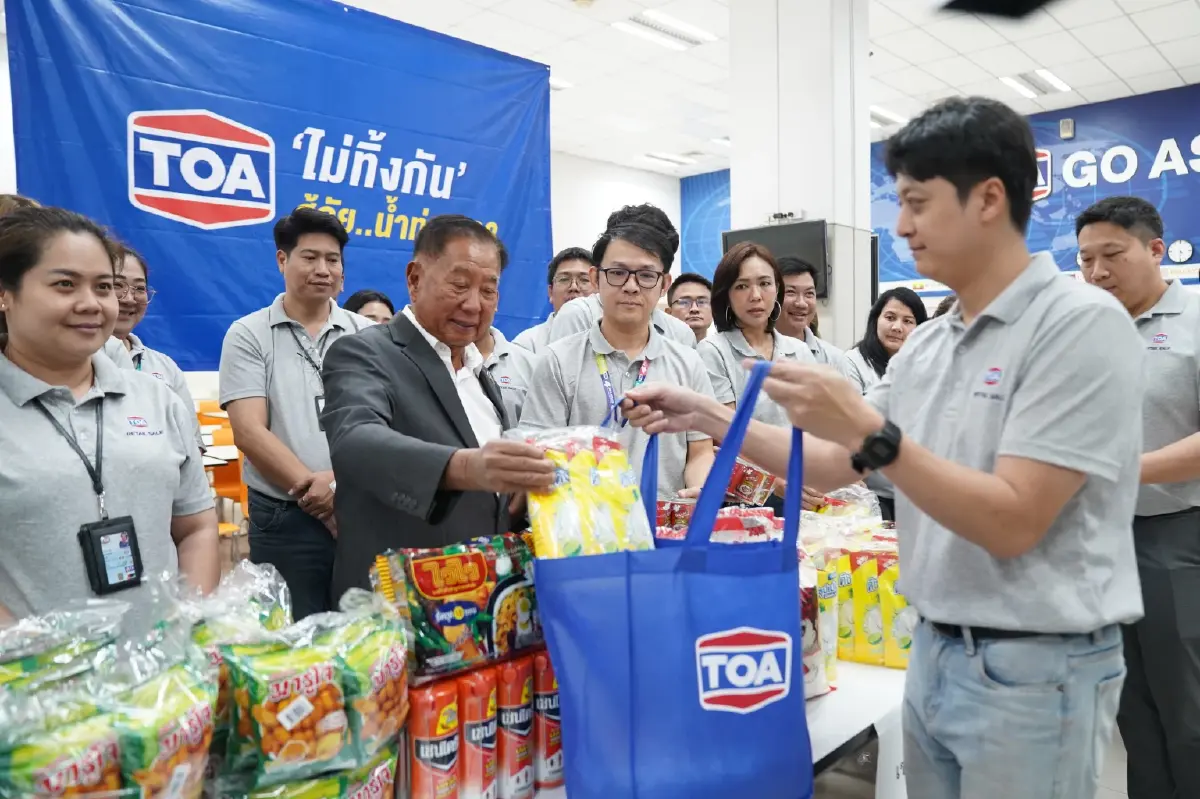 TOA ไม่ทิ้งกัน รวมพลัง ‘ทีโอเอ อาสา’ เดินหน้าฟื้นฟูชาวใต้หลังน้ำลด