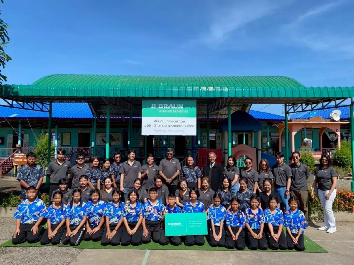 บี.บราวน์ เดินหน้าแผนพัฒนาสังคมปี 68 ผนึก CSR Club สร้างผลลัพธ์ยั่งยืน