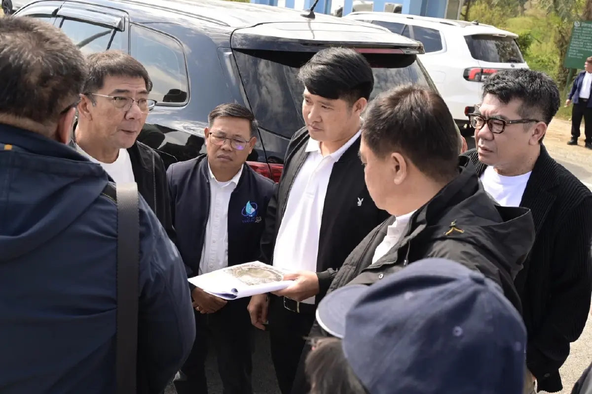 อธิบดีฯ สุริยพล ประชุมเร่งรัดงานก่อสร้างถนนรอบกว๊านพะเยา จังหวัดพะเยา