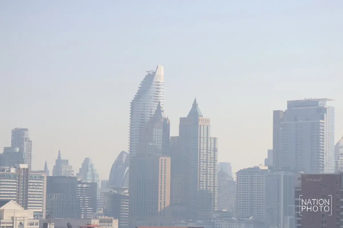 PM 2.5 กรุงเทพฯ พุ่งเกินมาตรฐาน 62 พื้นที่ขึ้นระดับสีส้ม เขตบางรักสูงสุด 