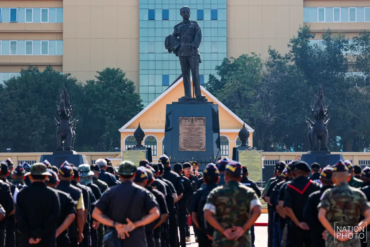 'ทหารผ่านศึก' แสดงพลังให้กำลังใจทหารกล้า-ปชช. ชายแดนไทย-กัมพูชา