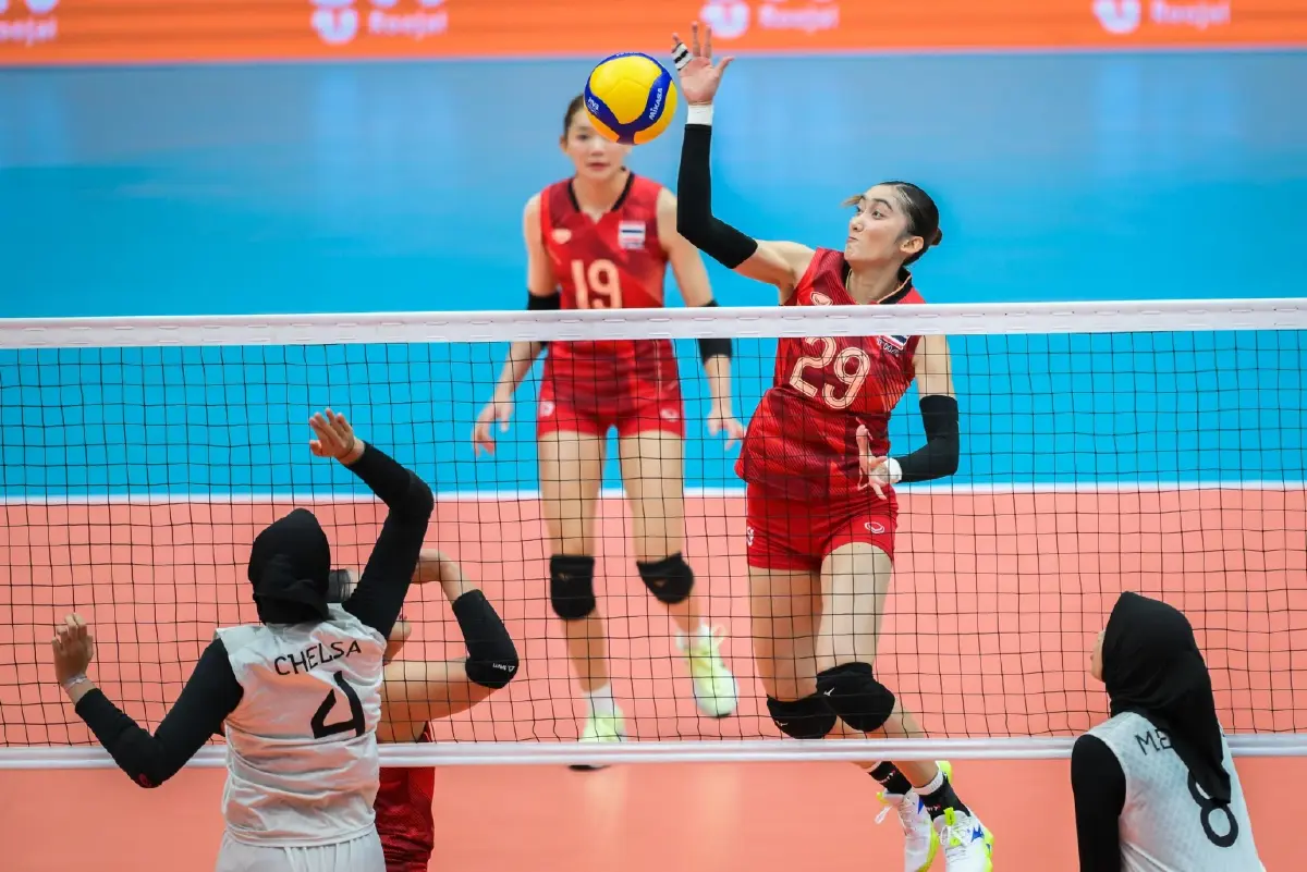 วอลเลย์บอลหญิงไทย สยบอินโดฯ ตบขาด 3-0 เซต ทะลุชิงทอง ลุ้นสมัย 17