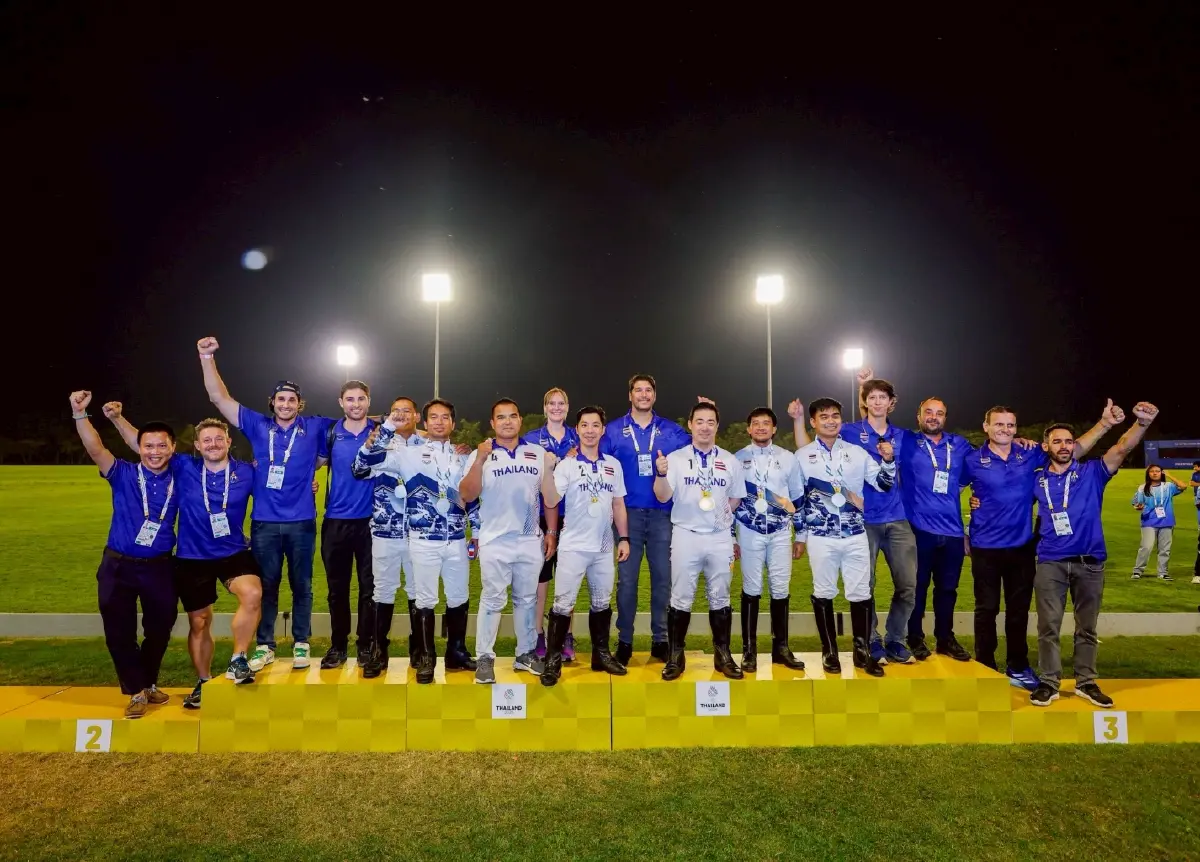 ทีมนักกีฬาขี่ม้าโปโล ทีมชาติไทย คว้าเหรียญเงิน ซีเกมส์ 2025