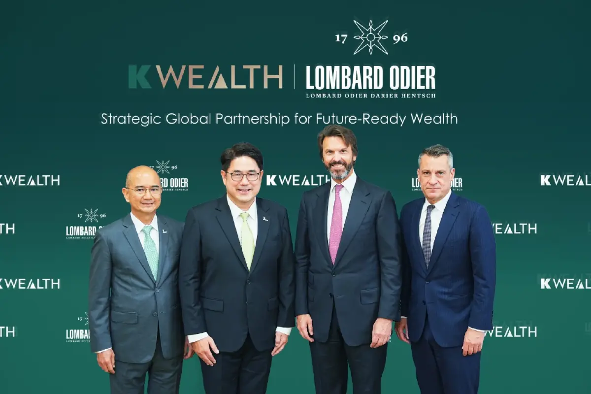 K WEALTH จับมือ J.P. Morgan Asset Management และ Lombard Odier สร้างโอกาสนักลงทุนไทยเติบโตระดับโลก