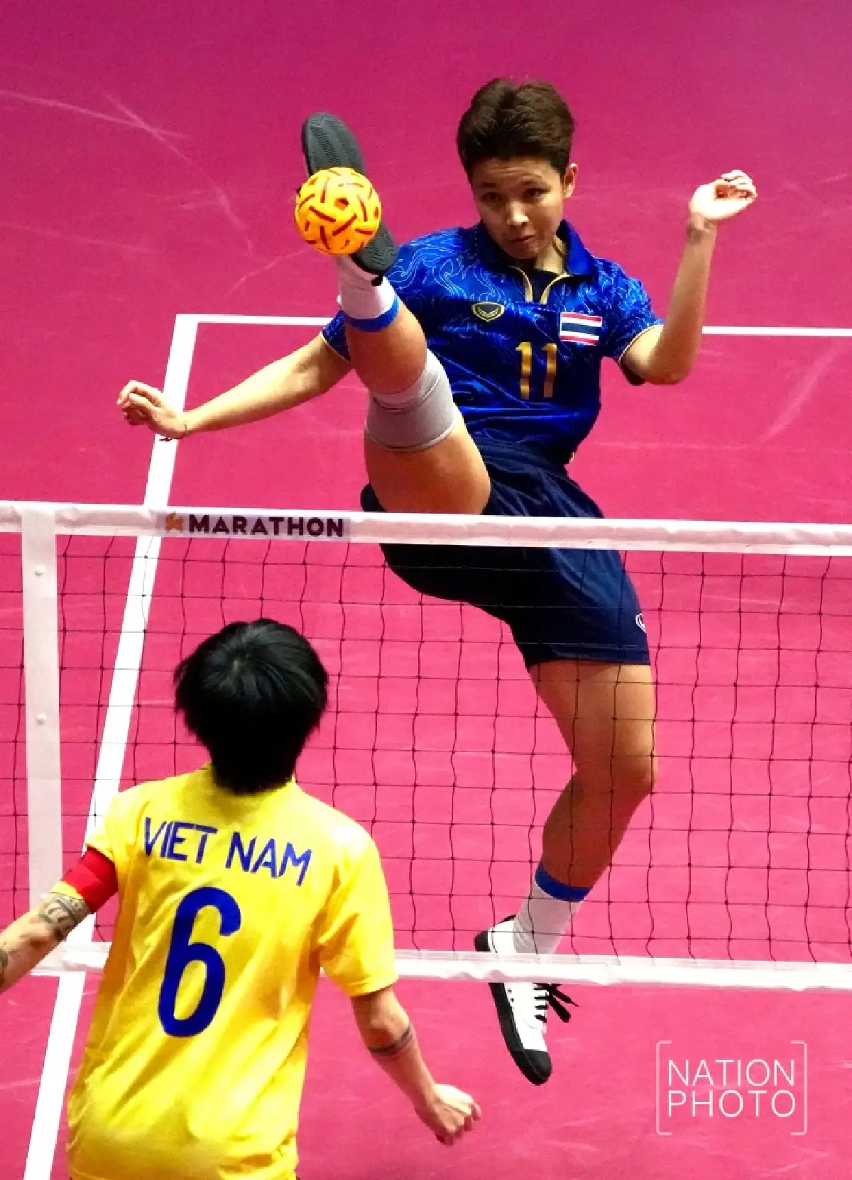 ตะกร้อสาวไทย ฟาดไม่ยั้ง ถล่มเวียดนาม คว้าเหรียญทองซีเกมส์ 2025