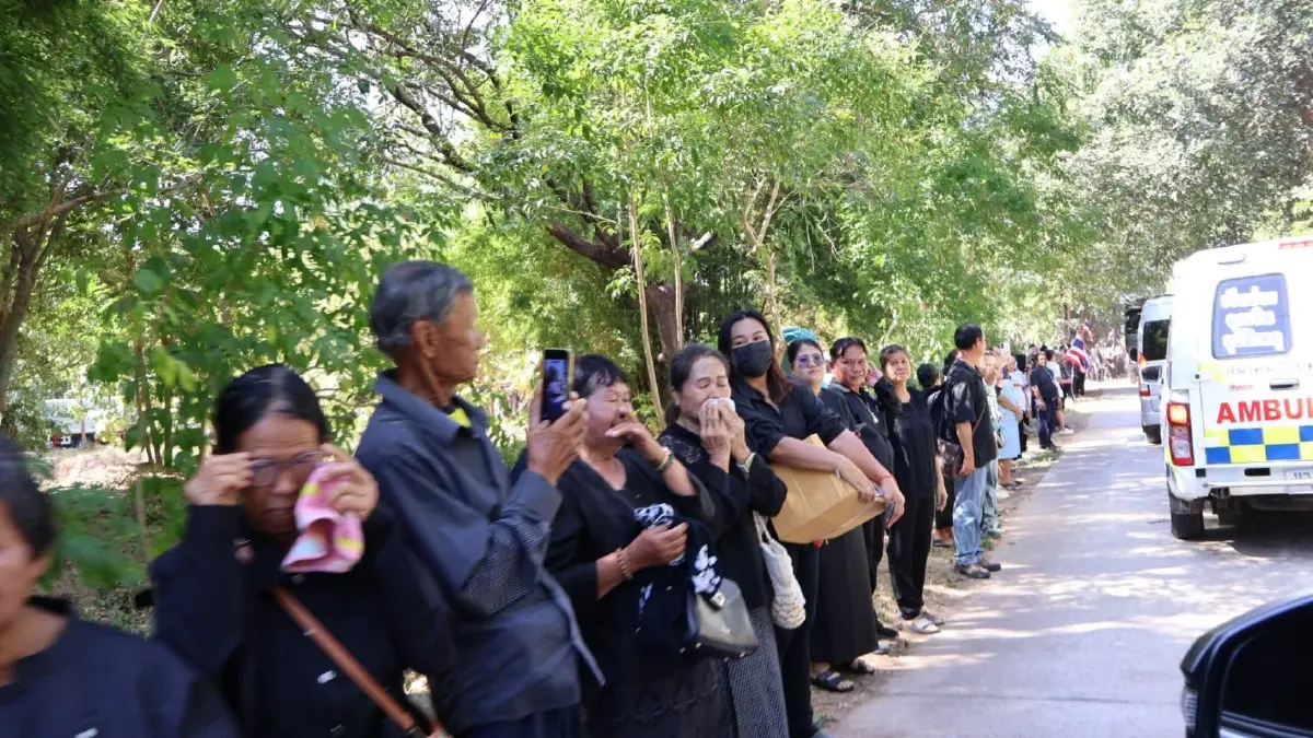 สมเกียรติทหารกล้า! ส่งร่าง 'ส.อ.กัมปนาท ทองแสง' กลับสู่มาตุภูมิ จ.ชัยภูมิ