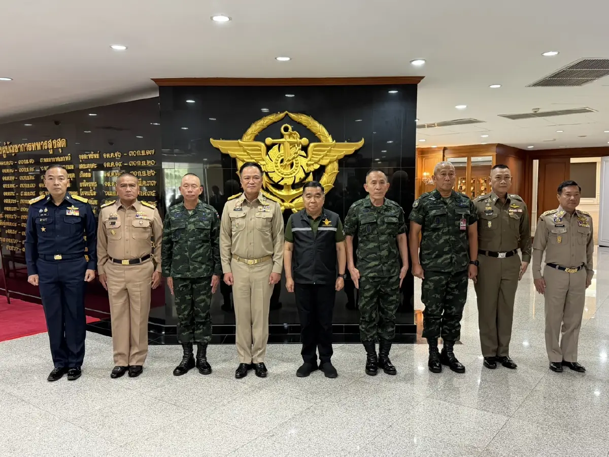 ‘อนุทิน’ ถก ผู้นำเหล่าทัพ ชายแดนกัมพูชา ก่อนคุย ‘ทรัมป์’ 3 ทุ่ม20