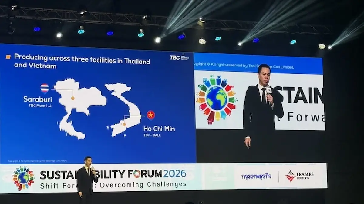 ไทยเบเวอร์เรจแคน เชื่อมั่นความยั่งยืนไม่จำเป็นต้องตรงข้ามธุรกิจ