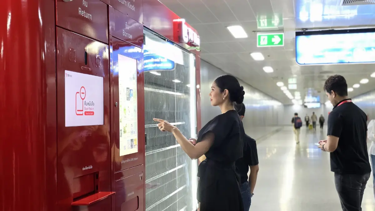 ยืม-คืน ‘หนังสือ’ ไปอ่านระหว่างเดินทางได้ง่าย ๆ กับ ตู้ 'TK Mini' ที่ สถานีกลางกรุงเทพอภิวัฒน์