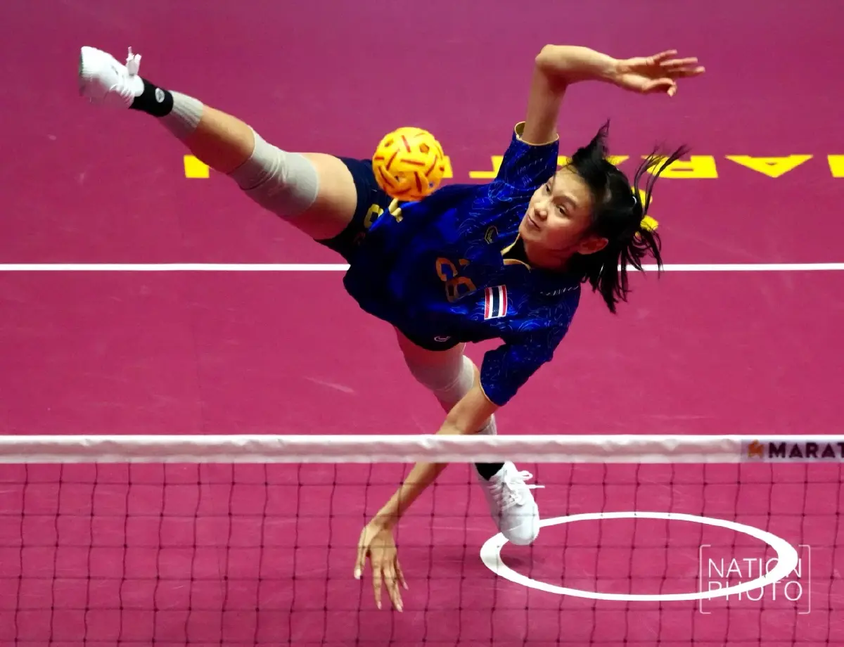 ตะกร้อสาวไทย ฟาดไม่ยั้ง ถล่มเวียดนาม คว้าเหรียญทองซีเกมส์ 2025