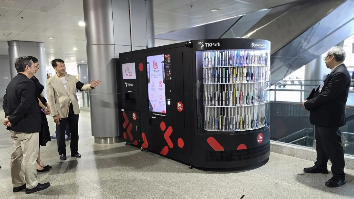 ยืม-คืน ‘หนังสือ’ ไปอ่านระหว่างเดินทางได้ง่าย ๆ กับ ตู้ 'TK Mini' ที่ สถานีกลางกรุงเทพอภิวัฒน์