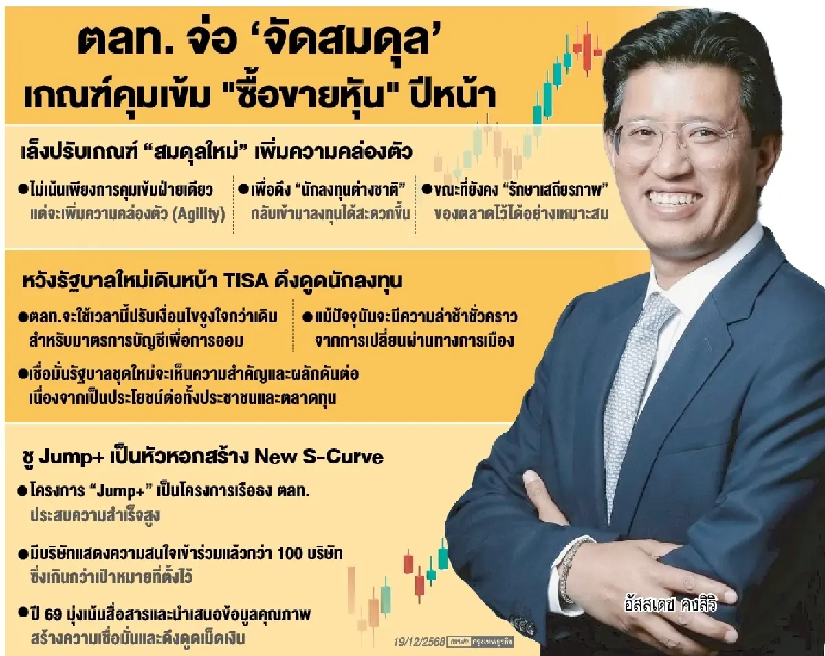 ตลท.จ่อรื้อเกณฑ์ซื้อขายหุ้น หลัง ‘ต่างชาติ’ กังวล ‘ตึงเกินไป’