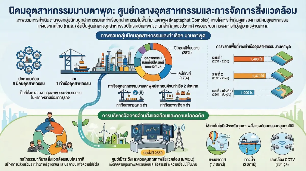 'ธนกร' ตรวจมาบตาพุด เฟส 3 เร่งงานช่วง 2 'กนอ.' เร่งยกระดับนิคมฯ สู่มาตรฐานสากล