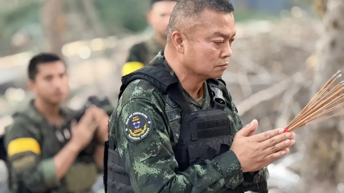 'แม่ทัพกุ้ง'ลุย ปราสาทตาควาย-เนิน 350 ร่วมยินดียึดคืนแผ่นดินไทย