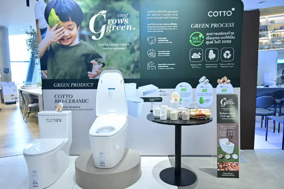 COTTO จับมือ CPF ผนึกกำลังขับเคลื่อน Net Zero ด้วยแนวคิด Circular Economy