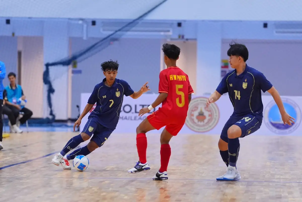 ฟุตซอลไทย U16 โชว์ฟอร์มดุ! อัด เมียนมา 4-0 ศึกชิงแชมป์อาเซียน นัดที่สอง