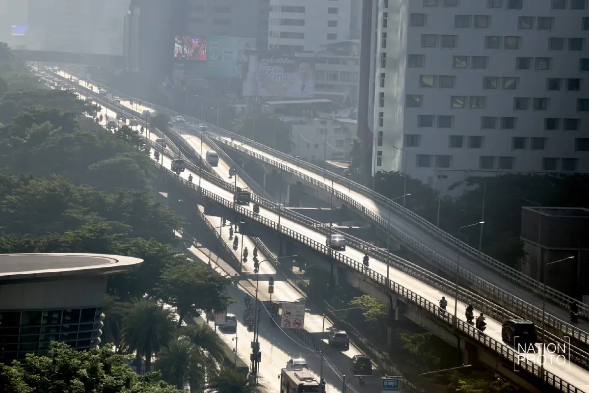 PM 2.5 กรุงเทพฯ พุ่งเกินมาตรฐาน 62 พื้นที่ขึ้นระดับสีส้ม เขตบางรักสูงสุด 