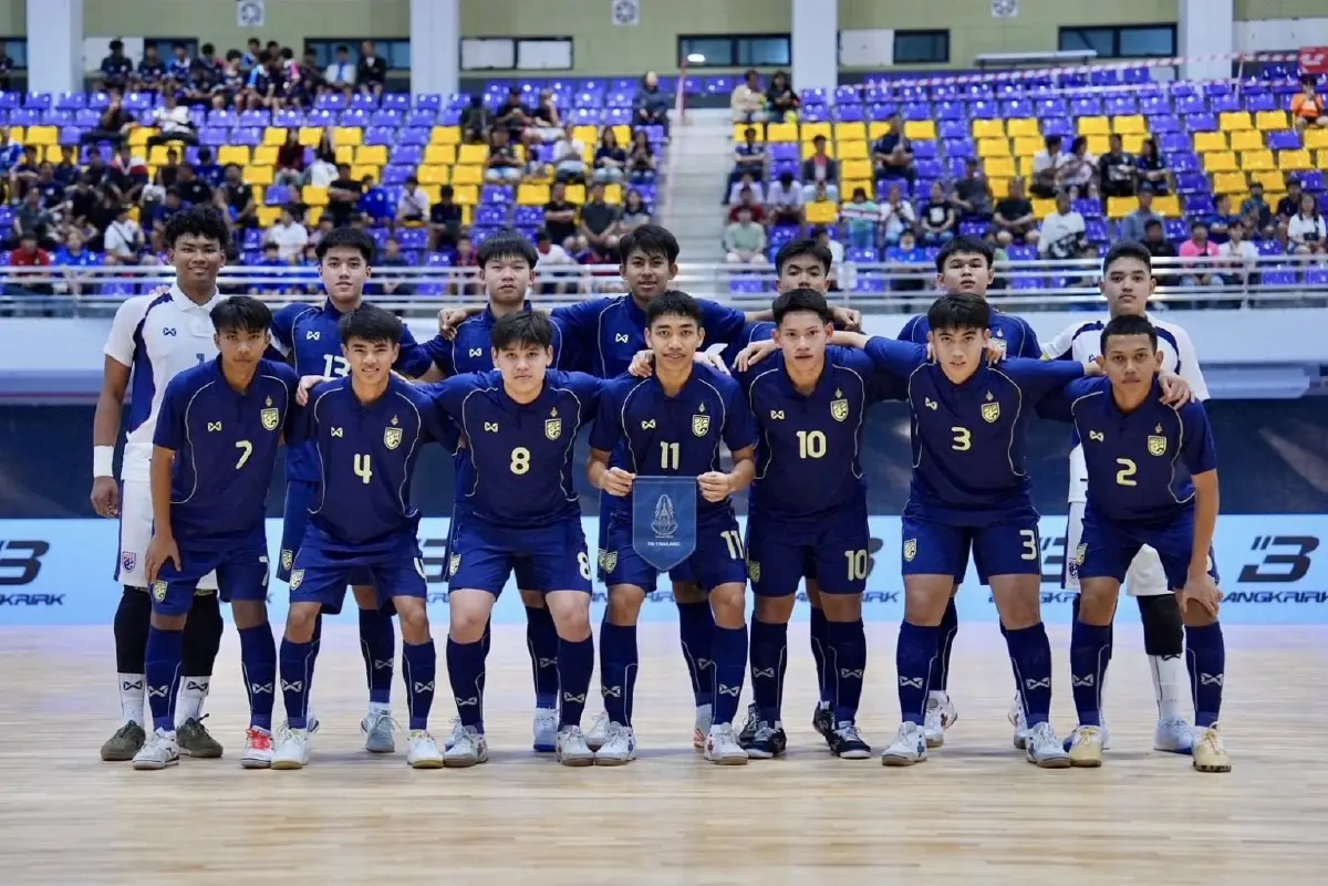 ฟุตซอลไทย U16 ถล่ม บรูไน 20-0 เก็บสามแต้ม ประเดิมศึกชิงแชมป์อาเซียน 2025