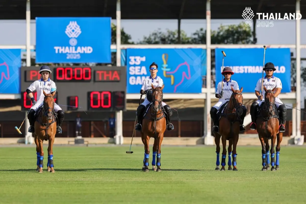 ‘อัยยวัฒน์-อภิเชษฐ์’ แห่ง ‘คิง เพาเวอร์’ นำทีมขี่ม้าโปโลไทย คว้าทองประวัติศาสตร์ เพื่อประเทศและคุณพ่อ ‘เจ้าสัววิชัย’