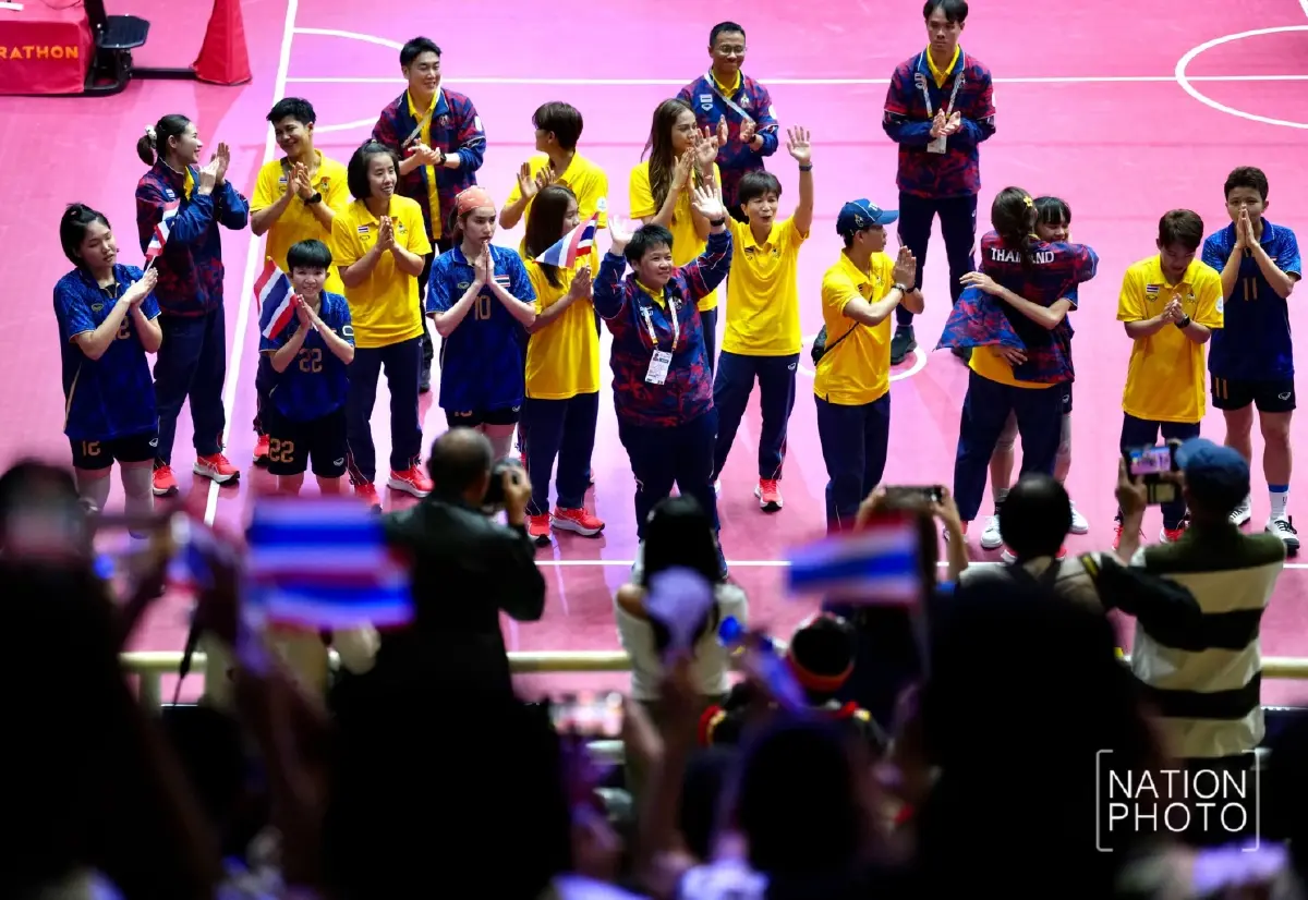 ตะกร้อสาวไทย ฟาดไม่ยั้ง ถล่มเวียดนาม คว้าเหรียญทองซีเกมส์ 2025
