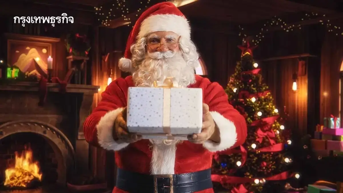 คำอวยพรวันคริสต์มาส 2568 แคปชั่นโดนๆ 'ซานต้า' ทำไมต้องแจกของขวัญ