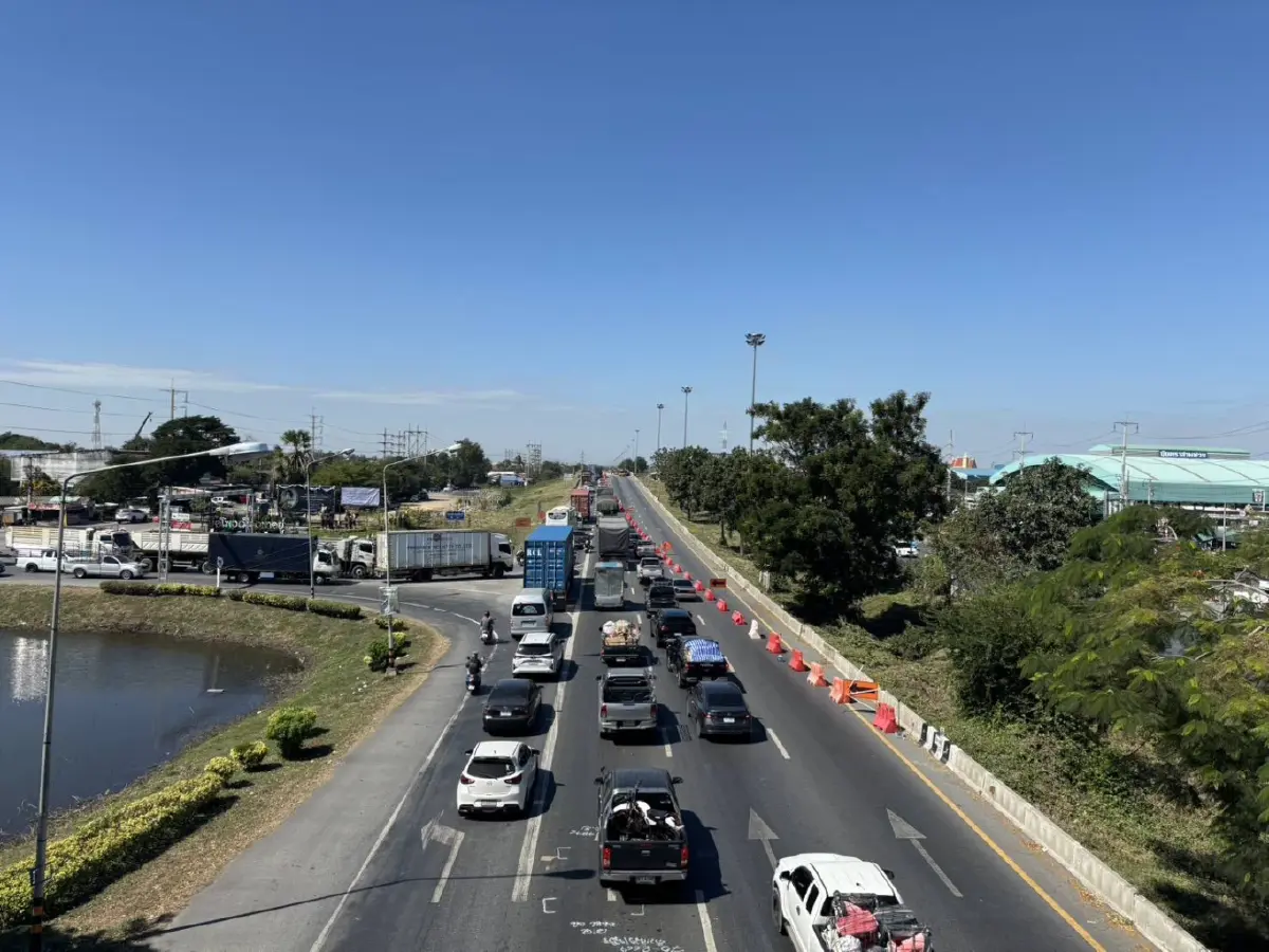 คนอยุธยา เช็กเส้นทาง รถติด ปิดถนนสายเอเชีย 26 วัน มีซ่อมสะพาน ทล.32
