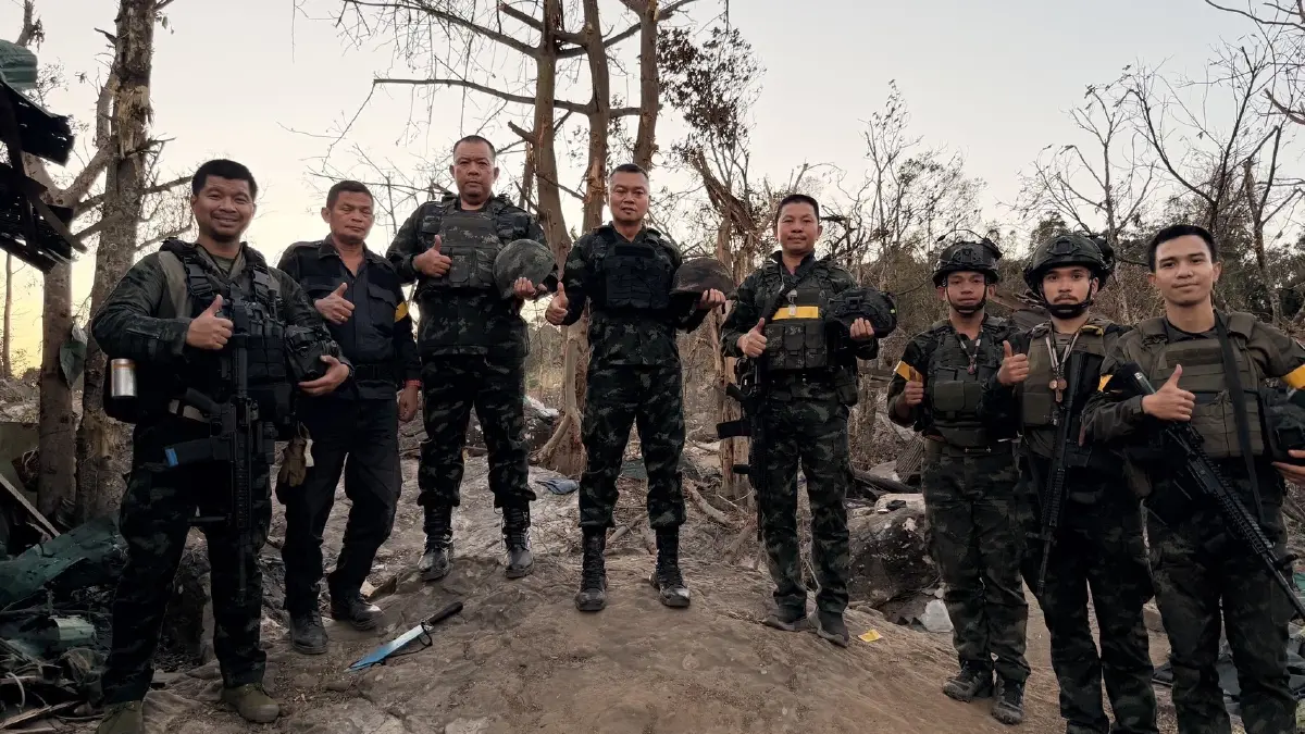 'แม่ทัพกุ้ง'ลุย ปราสาทตาควาย-เนิน 350 ร่วมยินดียึดคืนแผ่นดินไทย