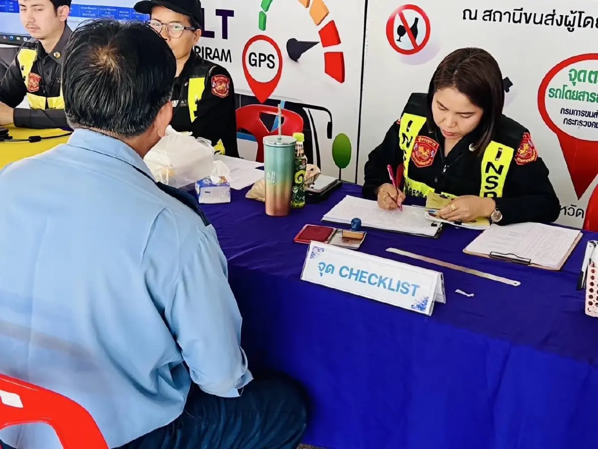 ขนส่งทางบก กางมาตรการปีใหม่ 2569 ตั้งเป้าอุบัติเหตุเป็น 'ศูนย์'