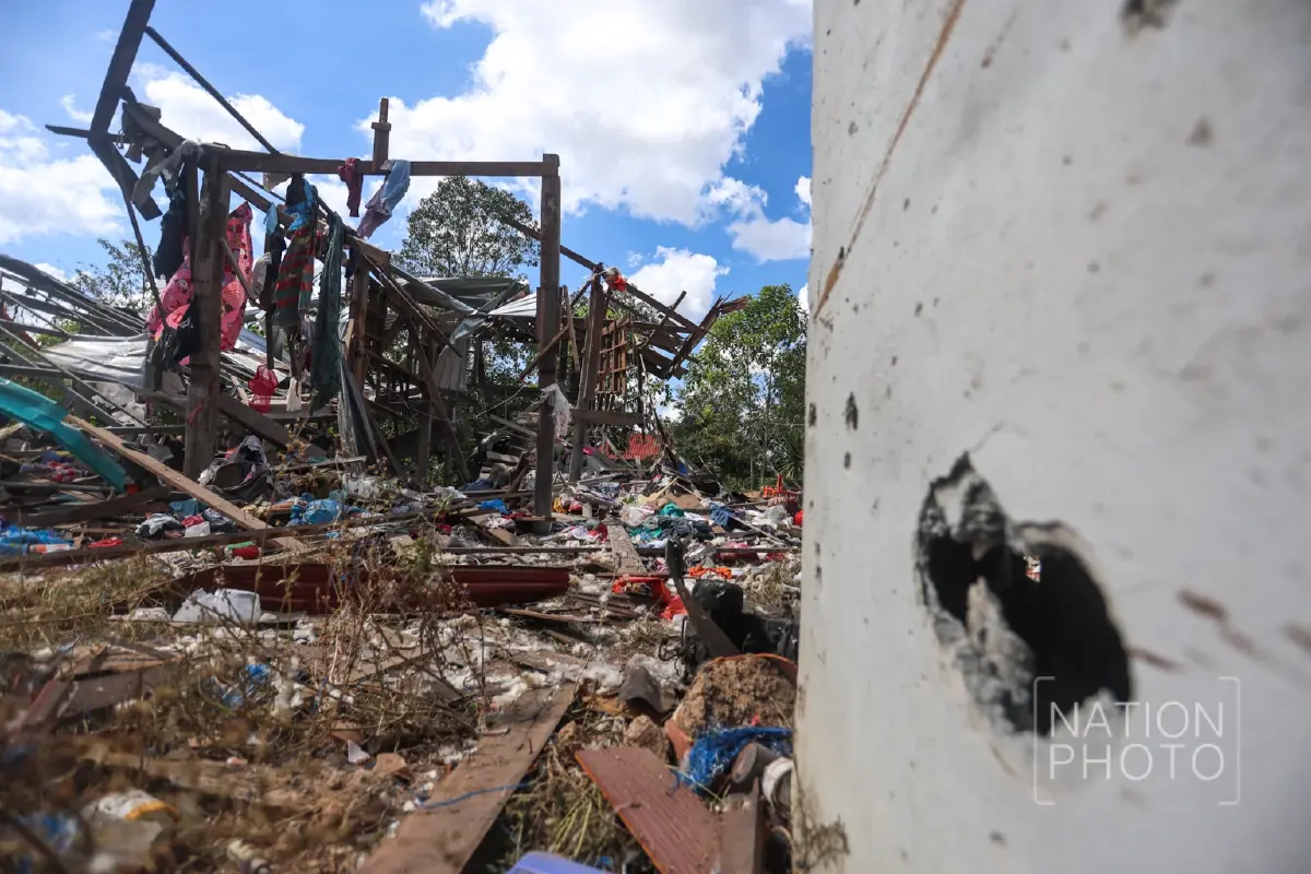 ทรัมป์ โทรคุย ไร้ผล! กัมพูชาสาด BM-21 ถล่มบ้านคนไทย เจ็บอื้อ แขนขาด