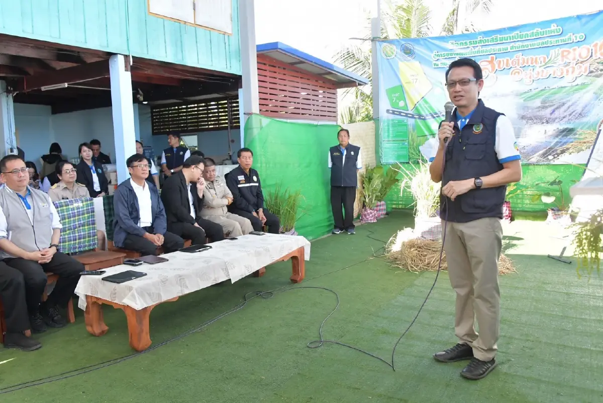 กรมชลฯ kick off ส่งเสริมนาเปียกสลับแห้งสู่การขยายผลพื้นที่ชลประทาน