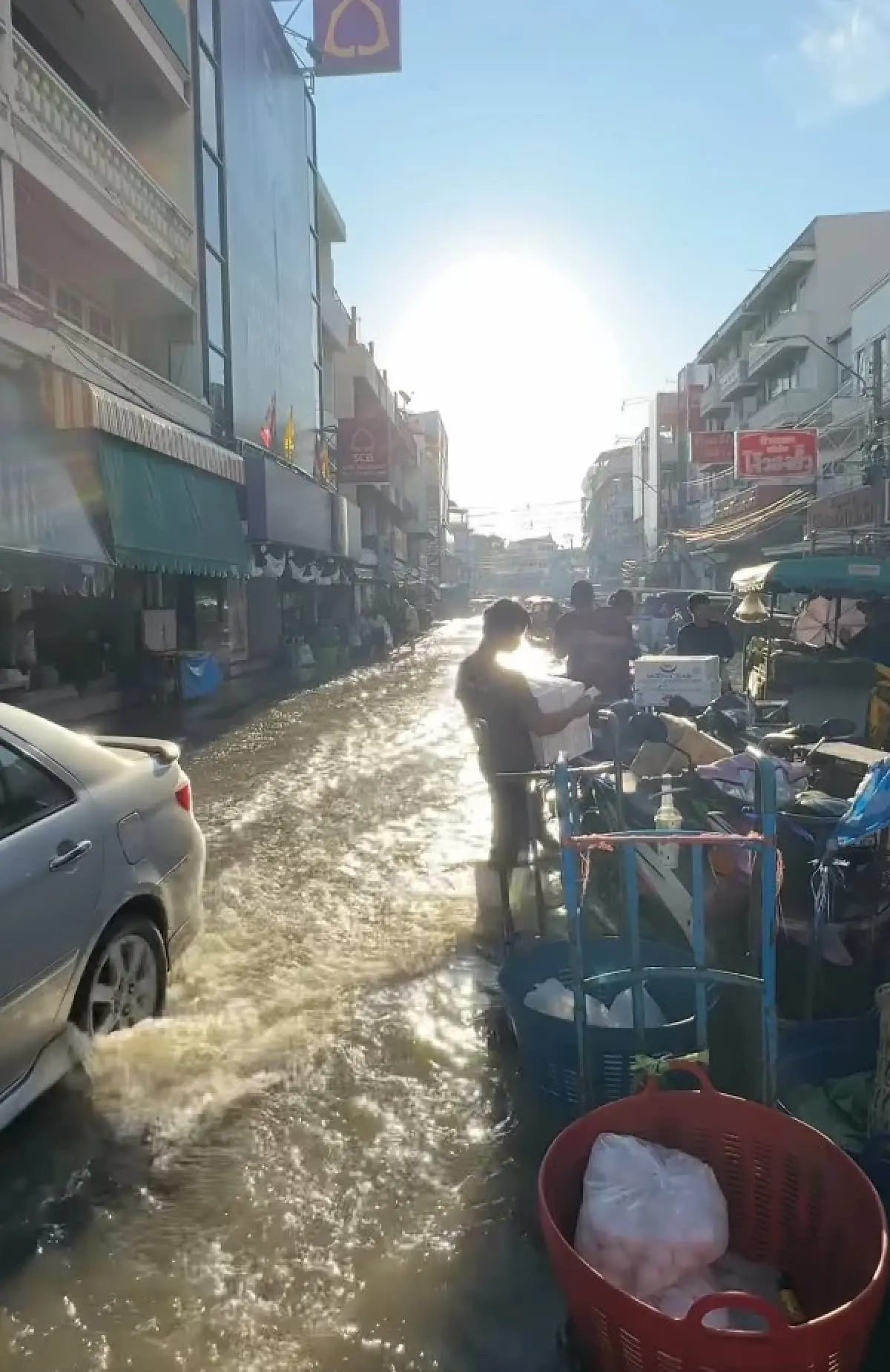 น้ำทะเลหนุนสูงสุดรอบปี ท่วมแล้ว สมุทรปราการ ปากน้ำ พระสมุทรเจดีย์