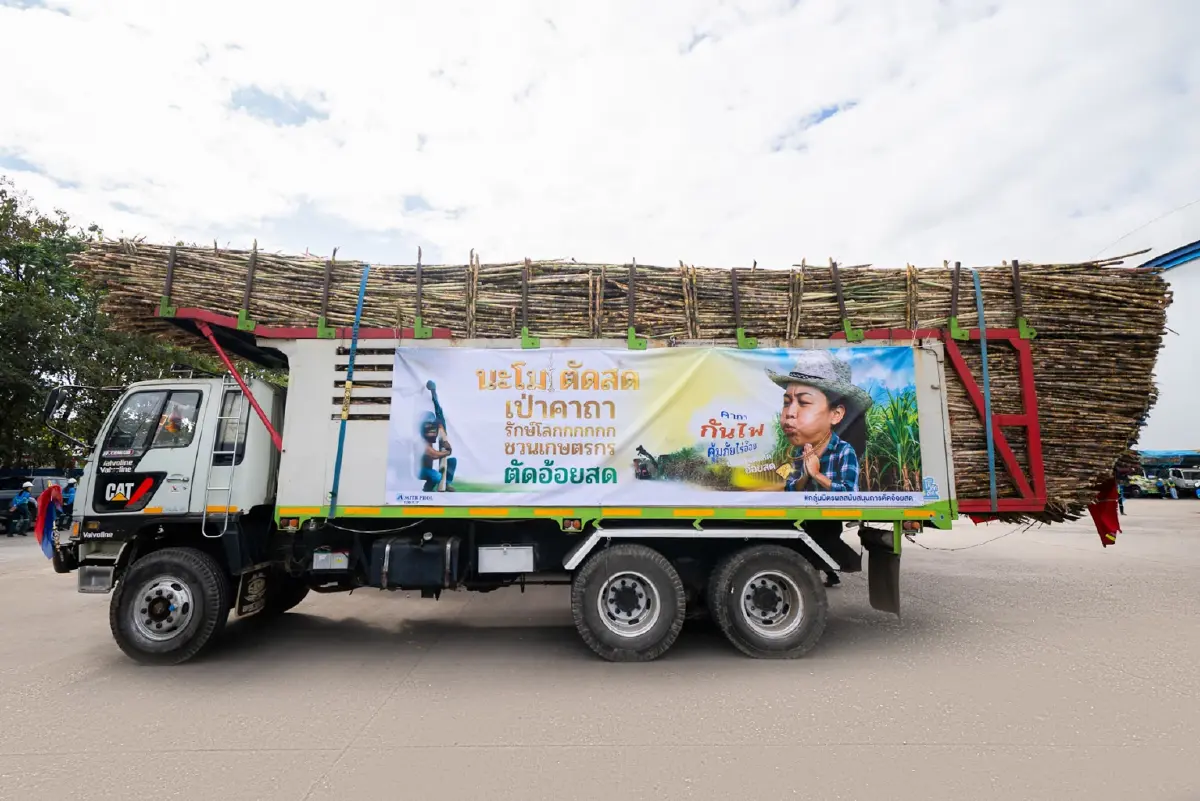 กลุ่มมิตรผล - เกษตรกร ชวนตัดอ้อยสดตลอดฤดูหีบ เดินหน้าแคมเปญ 'นะโม ตัดสด' เสริมรายได้