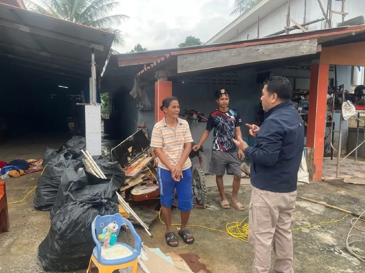 'ทินกร' จับมือ อาชีวะ ตั้งศูนย์ซ่อมสร้าง ช่วยชาวหาดใหญ่หลังน้ำลด