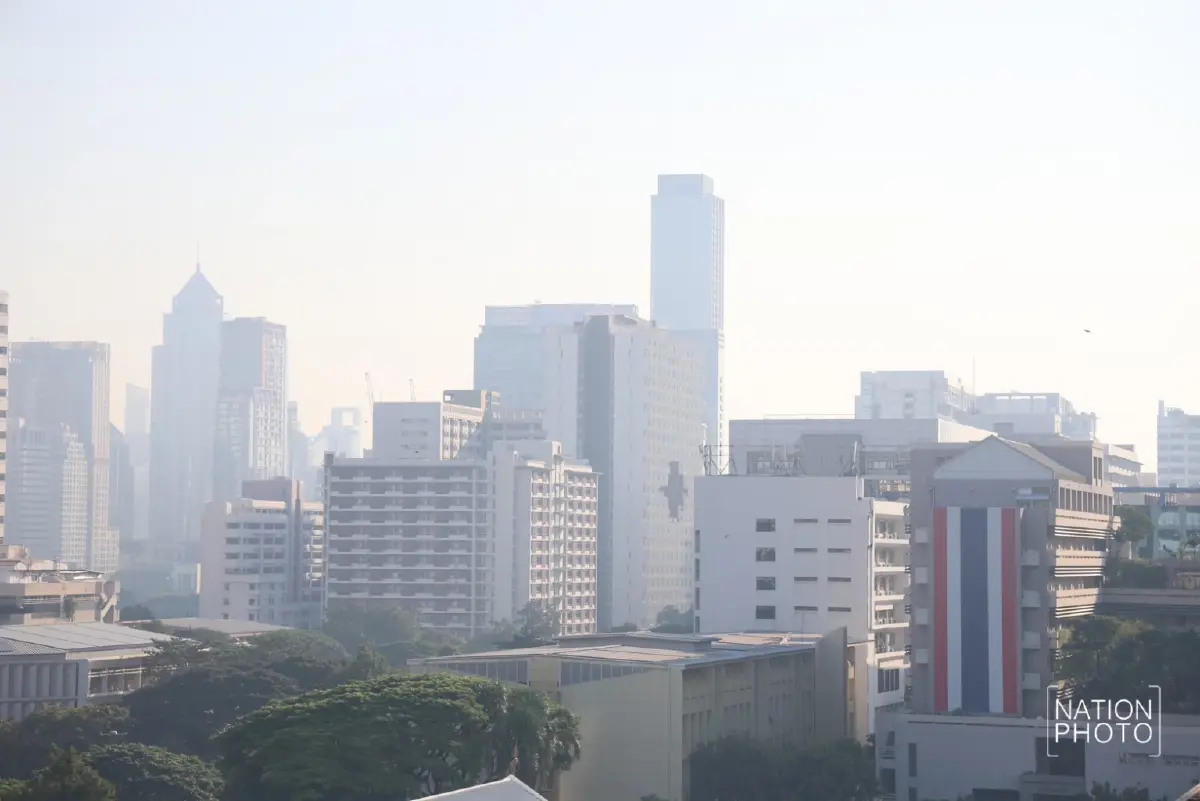 PM 2.5 กรุงเทพฯ พุ่งเกินมาตรฐาน 62 พื้นที่ขึ้นระดับสีส้ม เขตบางรักสูงสุด 