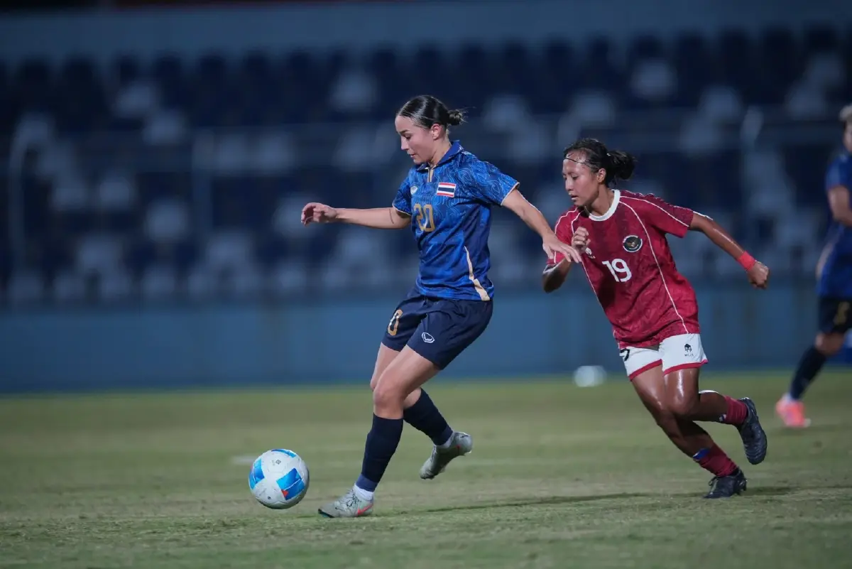 ผลบอล ฟุตบอลหญิงไทย ถล่ม อินโดฯ 8-0 ประเดิมชัยนัดแรก ศึก ซีเกมส์ 2025