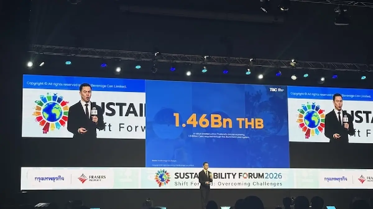 ไทยเบเวอร์เรจแคน เชื่อมั่นความยั่งยืนไม่จำเป็นต้องตรงข้ามธุรกิจ