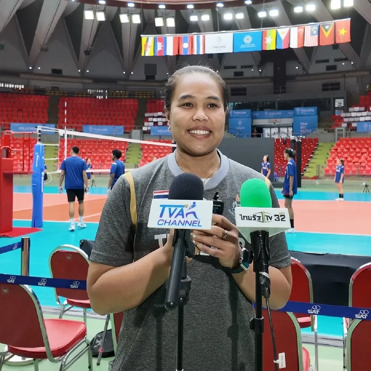 LIVE ถ่ายทอดสดวอลเลย์บอลหญิง 'ทีมชาติไทย พบ สิงคโปร์' ซีเกมส์ 2025