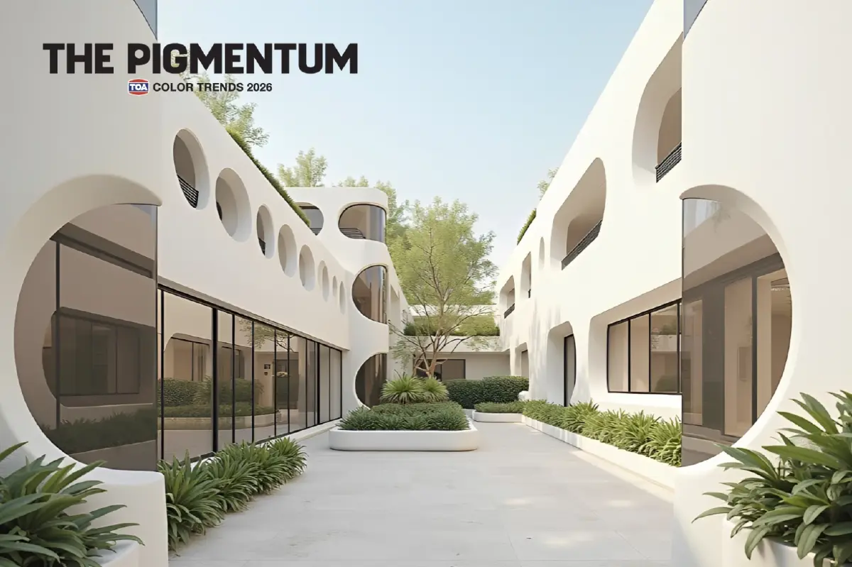 TOA เปิดตัวเทรนด์สี 2026 ‘The Pigmentum’ เมื่อสีสันคือพลังขับเคลื่อนชีวิต