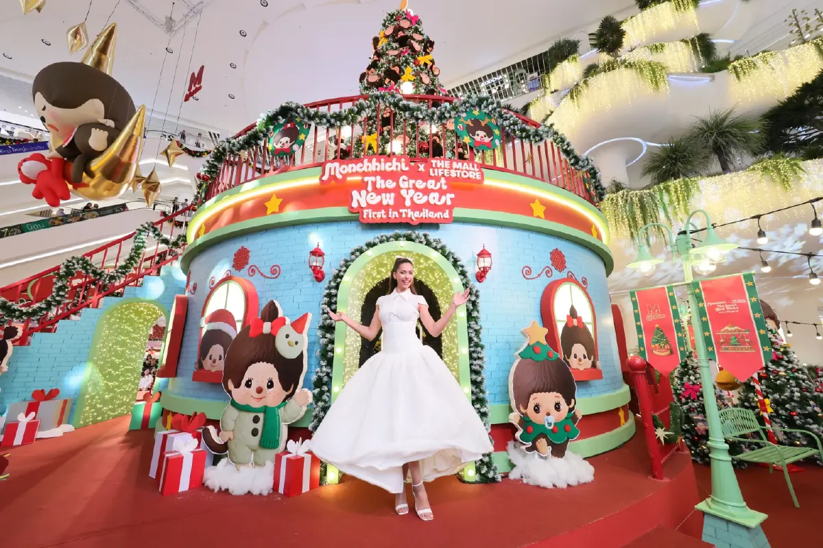 MONCHHICHI CHRISTMAS TOWN เปิดตัวครั้งแรกในอาเซียนที่เดอะมอลล์บางกะปิ