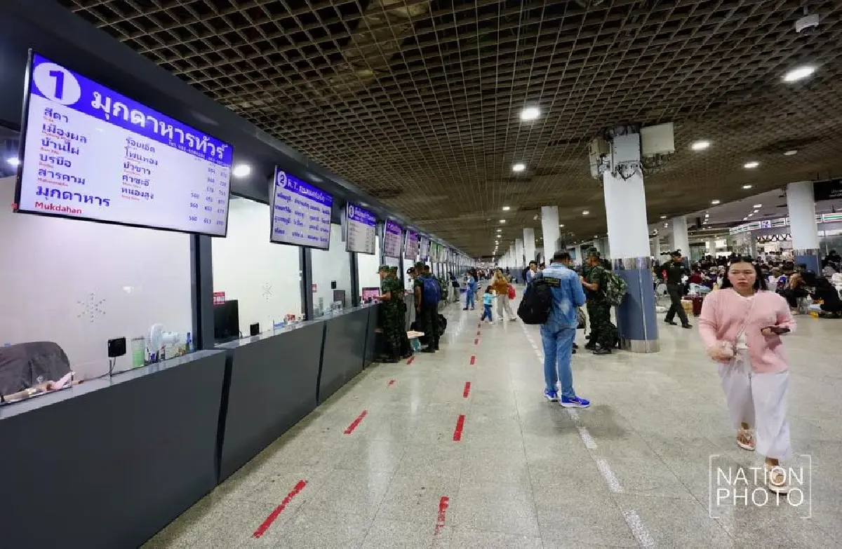 หมอชิต 2 คึกคัก แห่เดินทางกลับภูมิลำเนาฉลองปีใหม่ 2569 คาดวันนี้แตะ 1.8 แสนคน