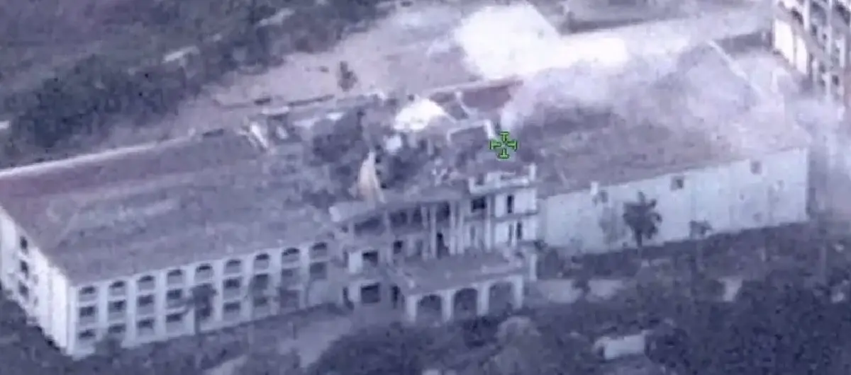 เปิดภาพF-16 ทิ้งบอมบ์ ทำลายเป้าหมายทางทหาร 'สะพานจัยจุมเนี้ยะ -บ่อนกาสิโน'