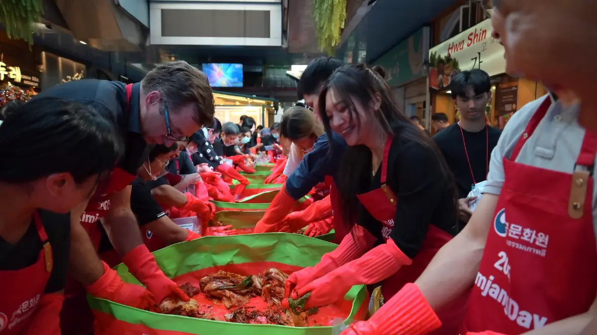 ศูนย์วัฒนธรรมเกาหลี จัดกิจกรรม 'วันกิมจิ 2025' อลังการย่านโคเรียนทาวน์