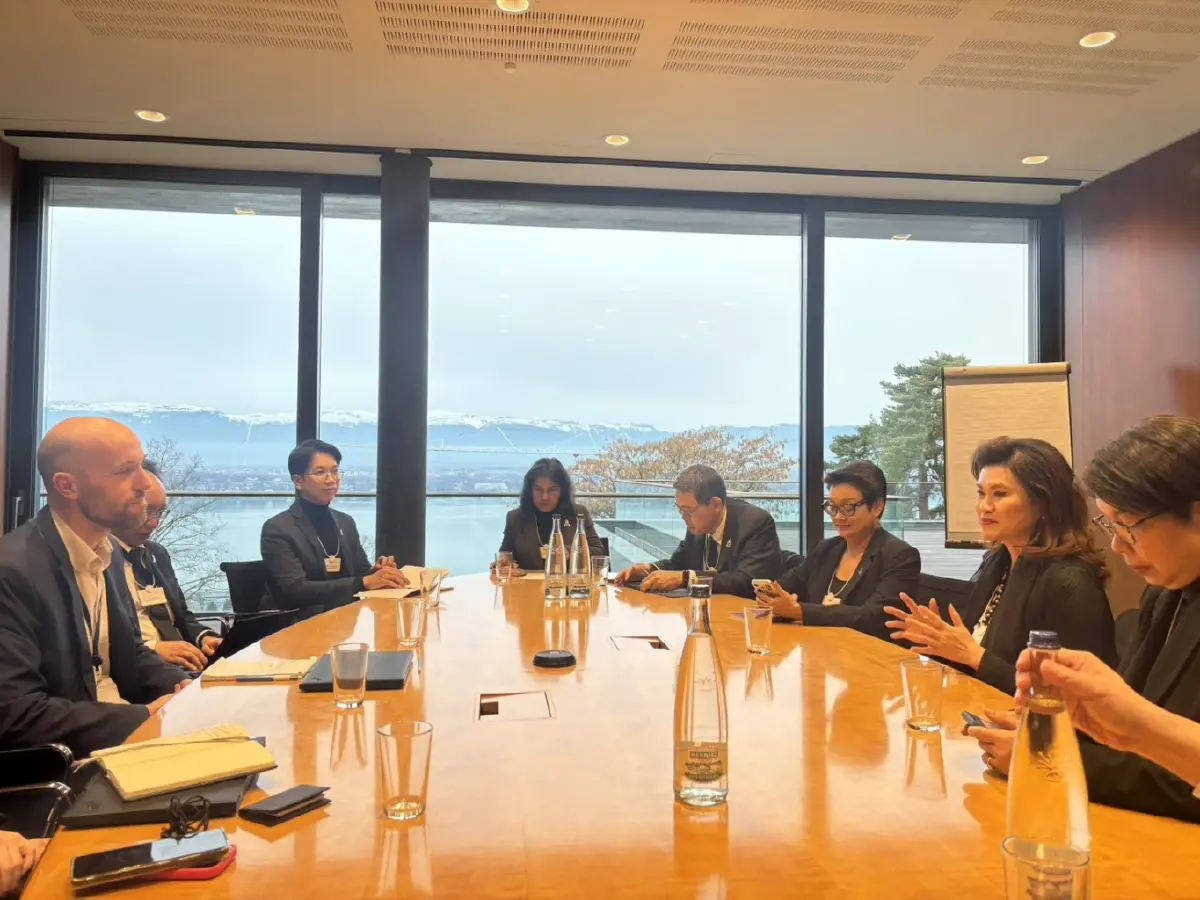 “กิริฏา”ผู้ช่วย รมว.พาณิชย์ หารือ WEF เชิญ ”ศุภจี” ร่วมประชุมดาววอสปีหน้า