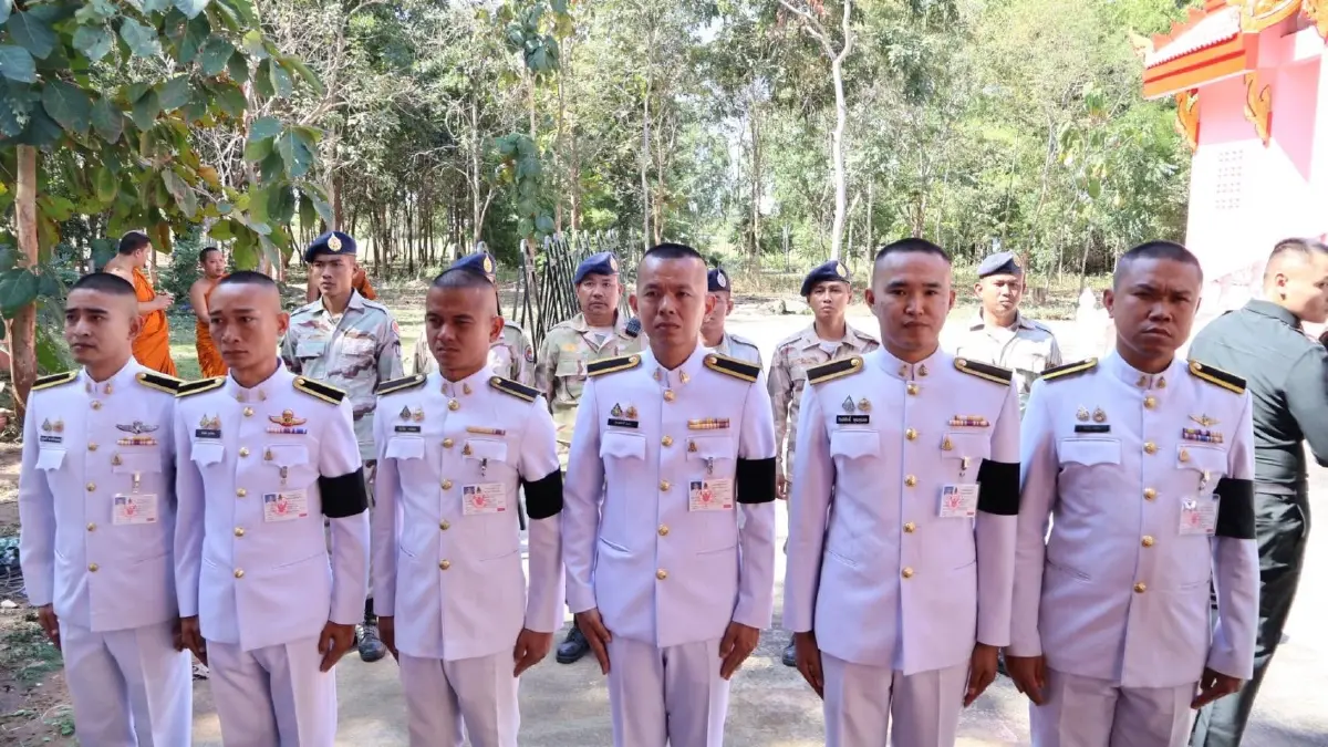 สมเกียรติทหารกล้า! ส่งร่าง 'ส.อ.กัมปนาท ทองแสง' กลับสู่มาตุภูมิ จ.ชัยภูมิ