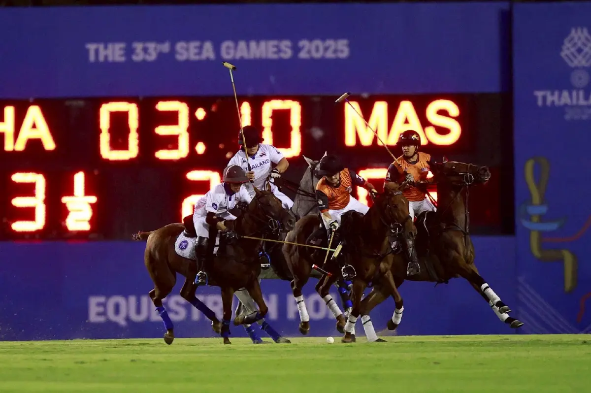 ทีมนักกีฬาขี่ม้าโปโล ทีมชาติไทย คว้าเหรียญเงิน ซีเกมส์ 2025