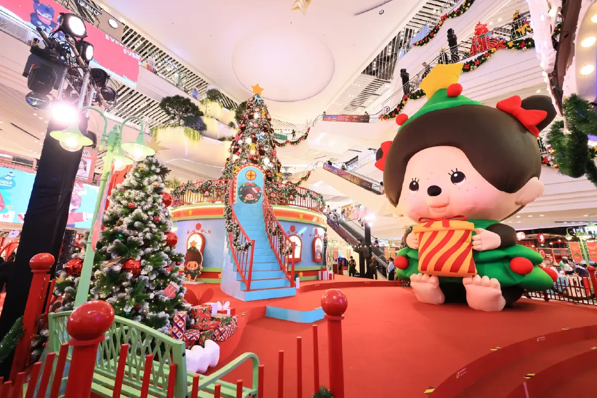 MONCHHICHI CHRISTMAS TOWN เปิดตัวครั้งแรกในอาเซียนที่เดอะมอลล์บางกะปิ