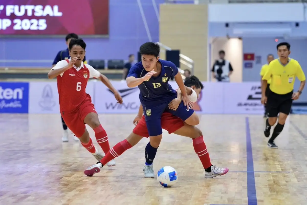 ฟุตซอลไทย U16 เสมอ อินโดนีเซีย 3-3 รอรีแมตช์รอบชิงฯ ศึก ชิงแชมป์อาเซียน 2025