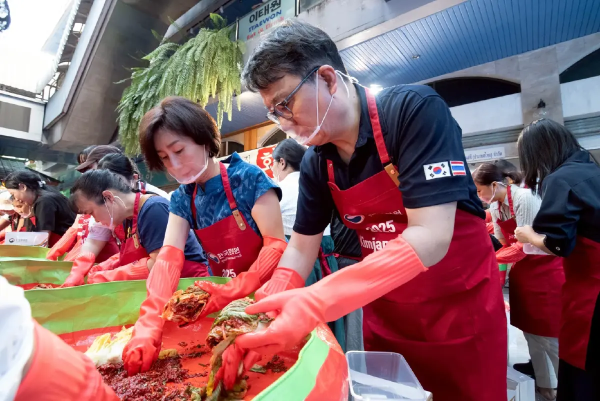 ศูนย์วัฒนธรรมเกาหลี จัดกิจกรรม 'วันกิมจิ 2025' อลังการย่านโคเรียนทาวน์