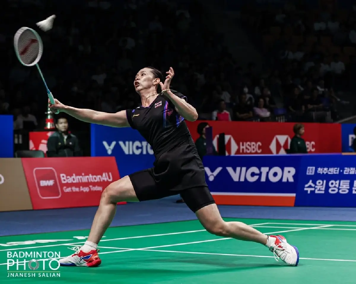ศึกสายเลือด ดูแบดมินตัน หมิว พรปวีณ์ พบ เมย์ รัชนก World Tour Finals